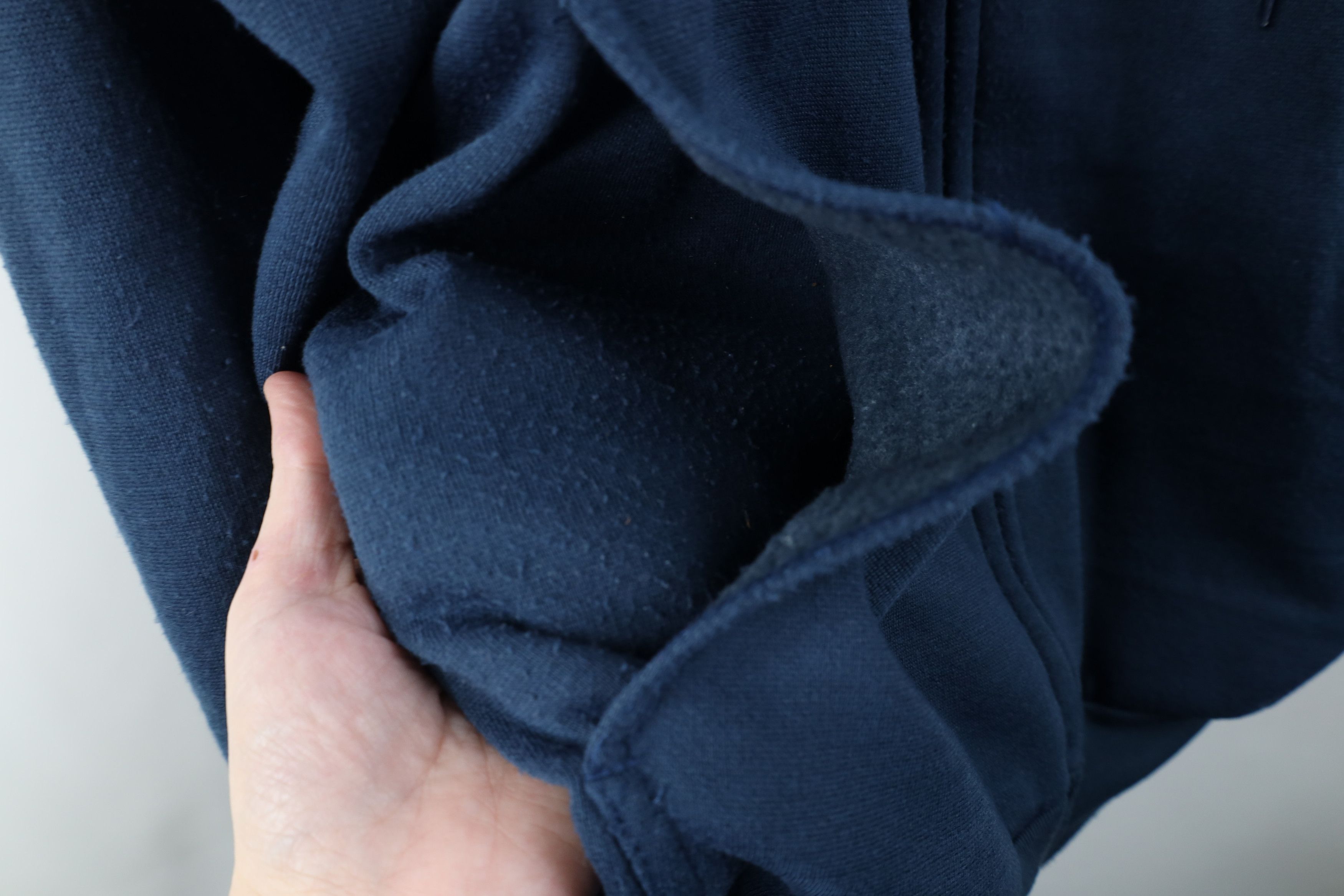 Vintage Vintage 90s Streetwear Thermal Waffle Knit Lined Hoodie Size US XL / EU 56 / 4 - 4 Thumbnail