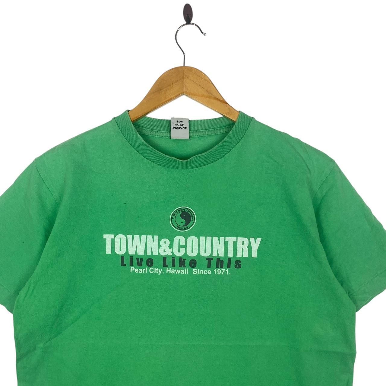Vintage Vintage TOWN & COUNTRY Live Like This T&C Surf Tee Shirt Size US M / EU 48-50 / 2 - 2 Thumbnail