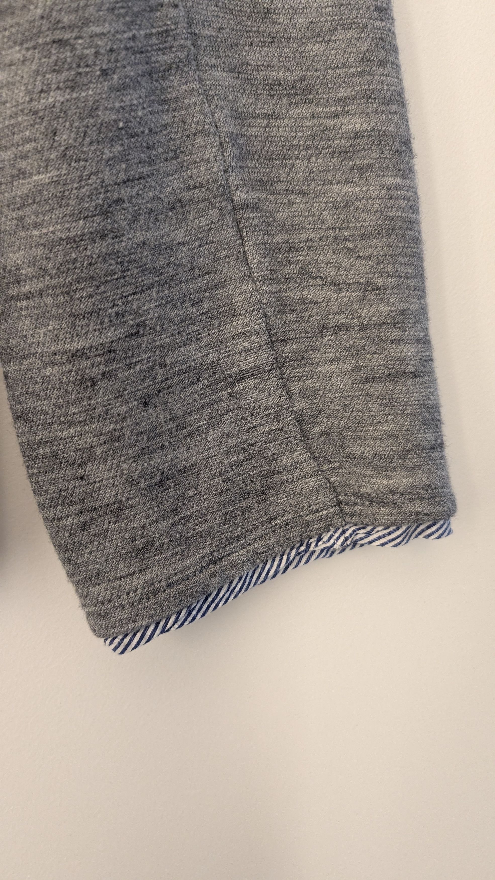Beams Japan Beams Japan - Double Layered Striped Collar Wool Shirt - L Size US L / EU 52-54 / 3 - 5 Thumbnail