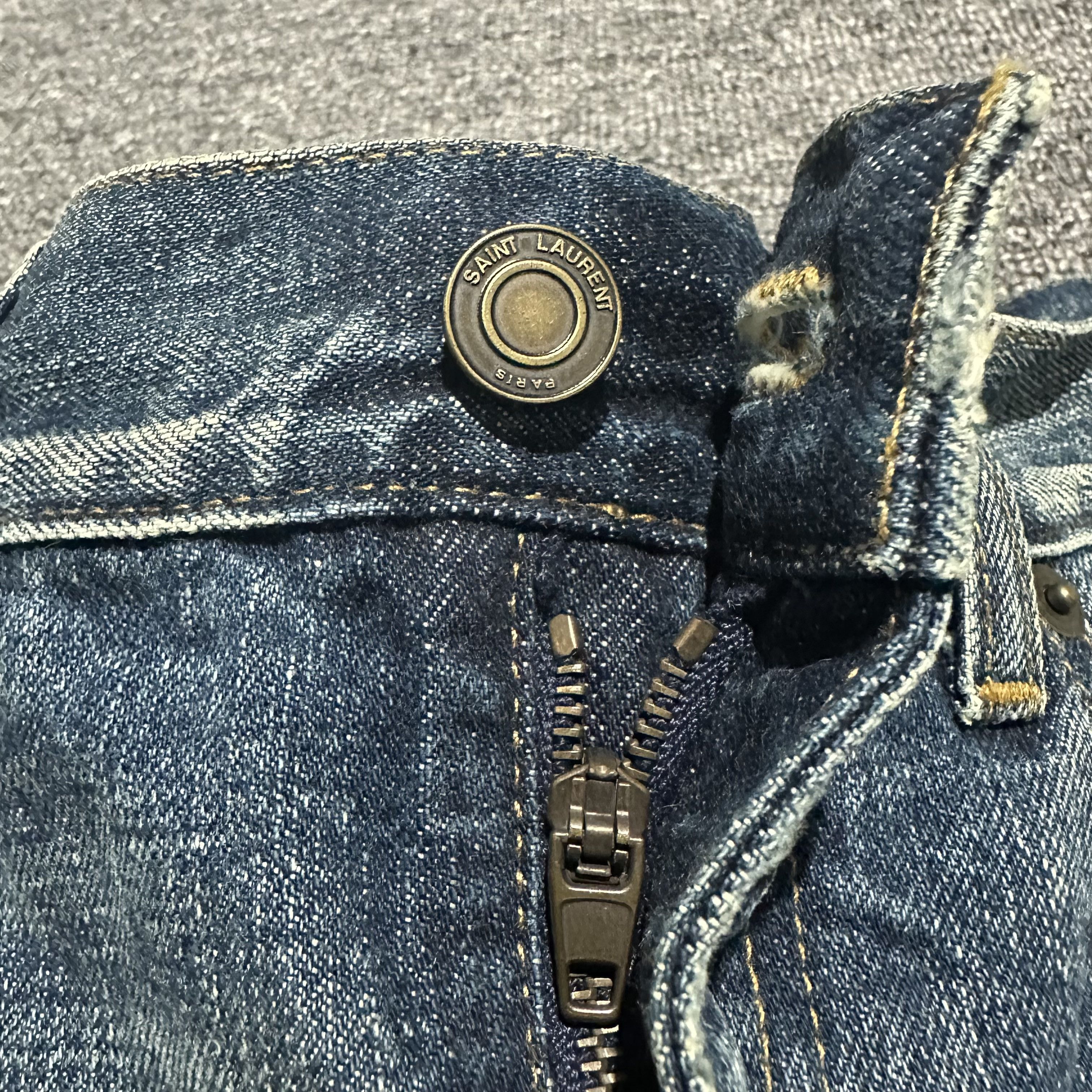 Hedi Slimane × Saint Laurent Paris Saint Laurent Selvedge Denim Size US 30 / EU 46 - 5 Thumbnail
