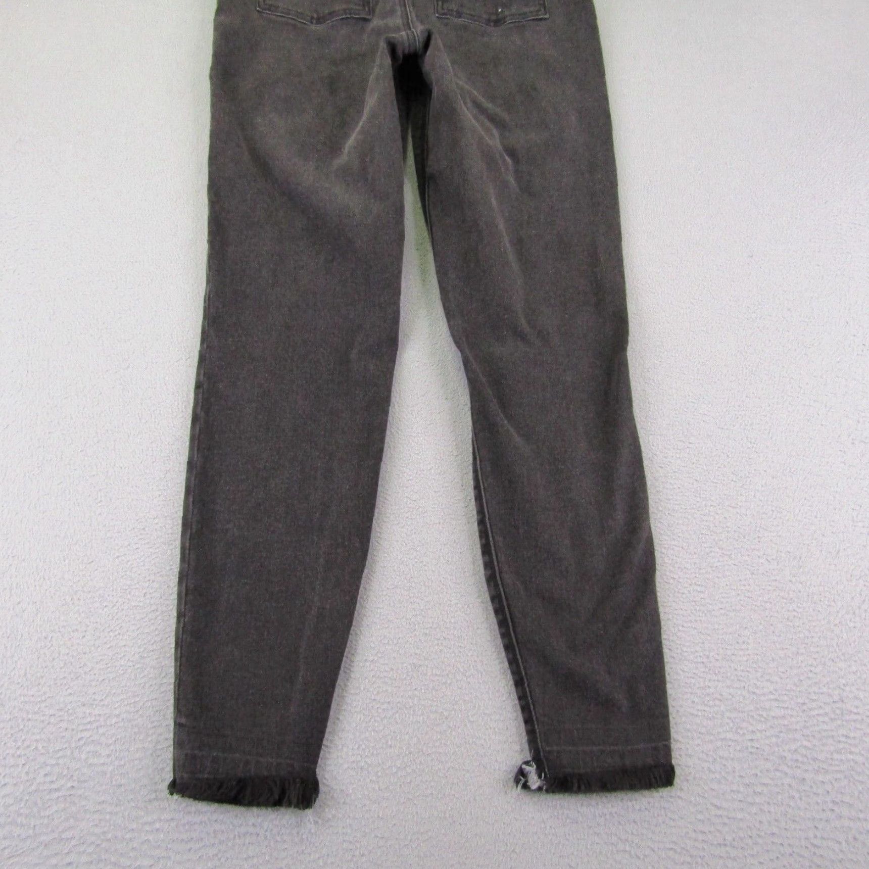 Spanx VINTAGE Spanx Jeans Women's Skinny Fit Denim Pants Medium Black Cotton Blend 90s Stretch Ankle Pockets Women Size 32" / US 10 / IT 46 - 6 Thumbnail
