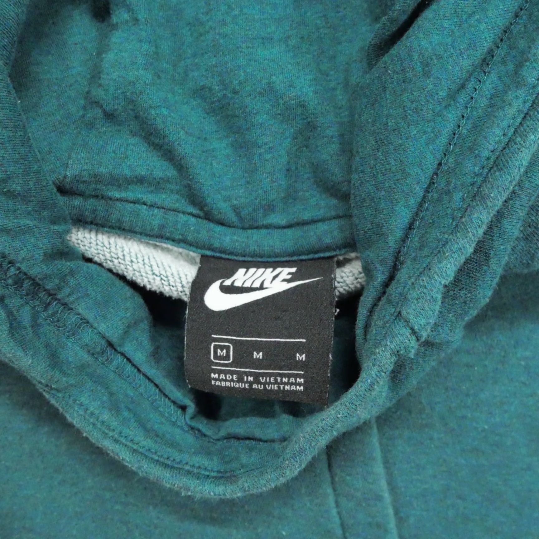 Nike Nike Hoodie Womens M Green Teal Pullover Swoosh High Neck Logo Casual Activewear Sweatshirt Size M / US 6-8 / IT 42-44 - 5 Thumbnail