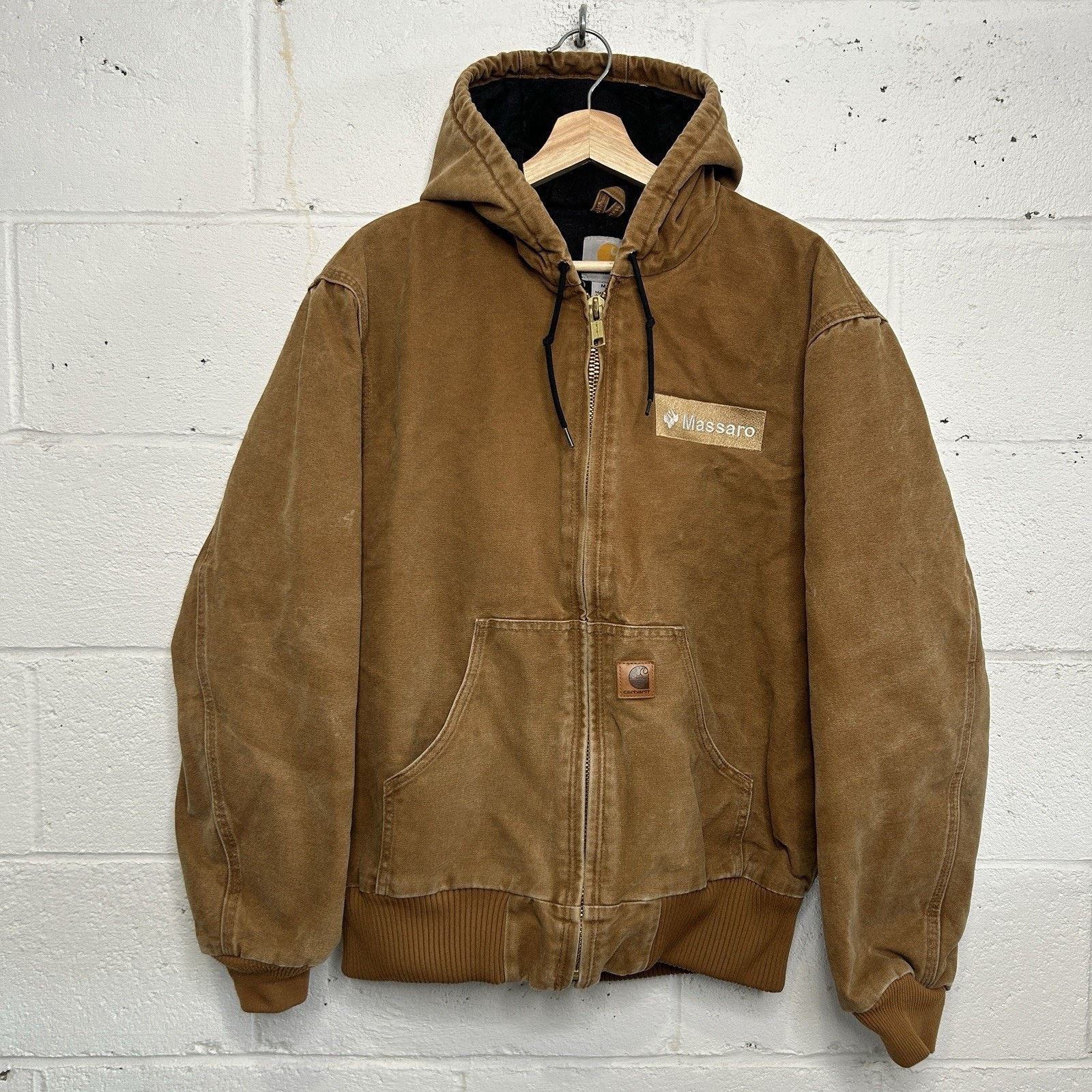 Carhartt Carhartt Hooded Quilt-Lined Active Jacket “Brown” J130-211 Size US M / EU 48-50 / 2 - 1 Thumbnail