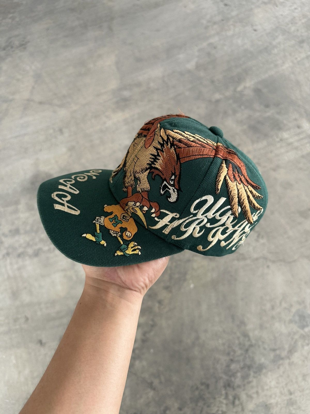 Other Vintage Miami Hurricanes Bootleg NCAA Adjustable Cap Size ONE SIZE - 3 Thumbnail