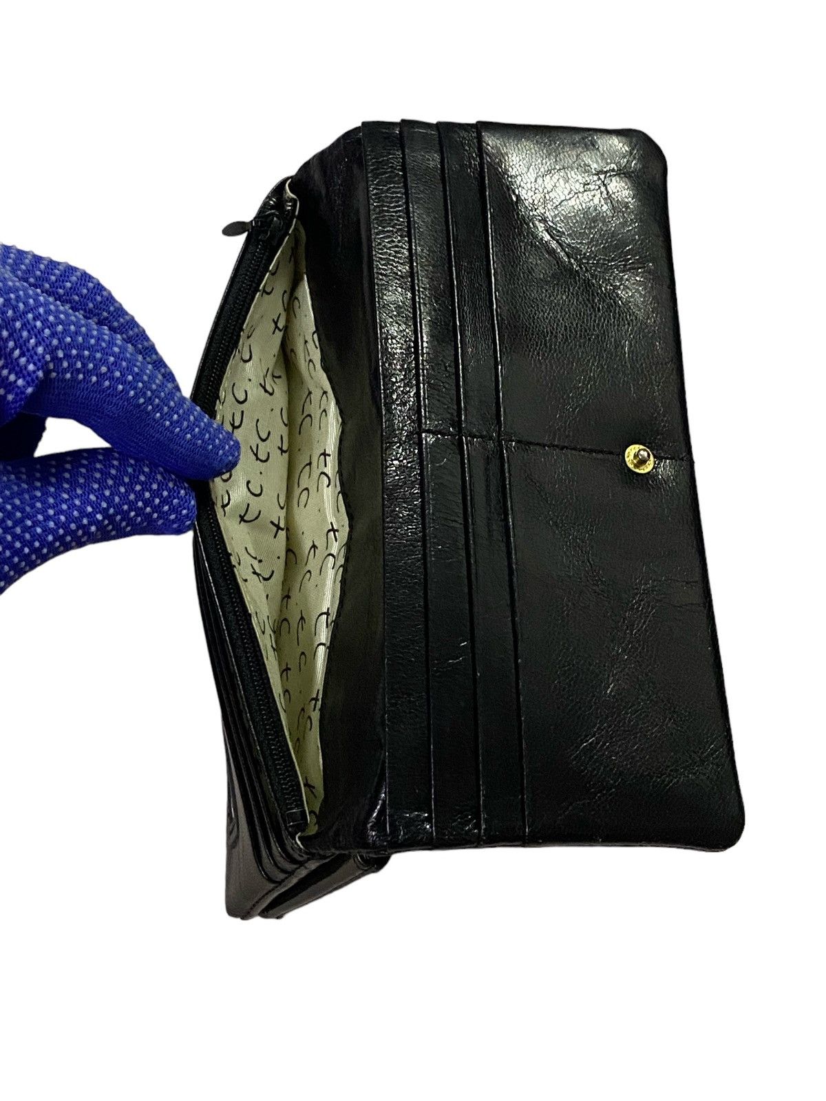 Japanese Brand Tsumori Chisato By Issey Miyake Studded Skull Long Wallet Size ONE SIZE - 16 Thumbnail