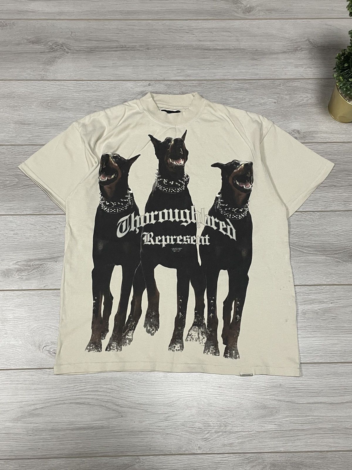 Represent Clo. Represent doberman thoroughbred tee big print dog t-shirt Size US M / EU 48-50 / 2 - 1 Thumbnail