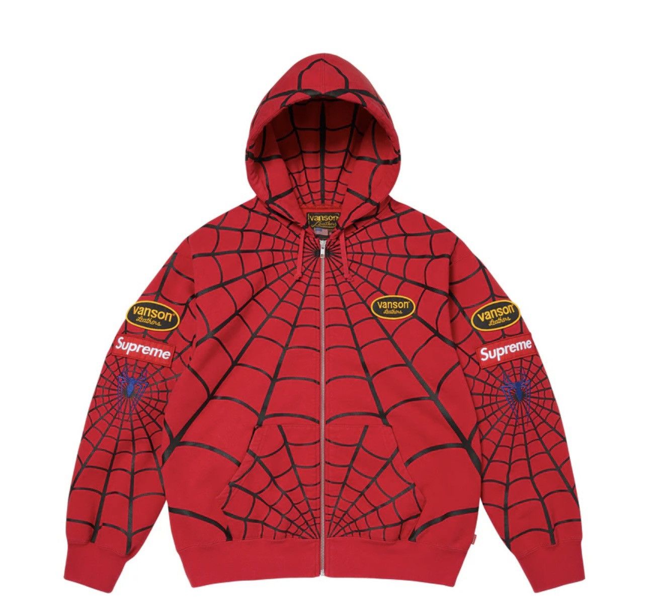 Nike × Supreme Supreme Nike Leather Appliqué Hoodie | Grailed