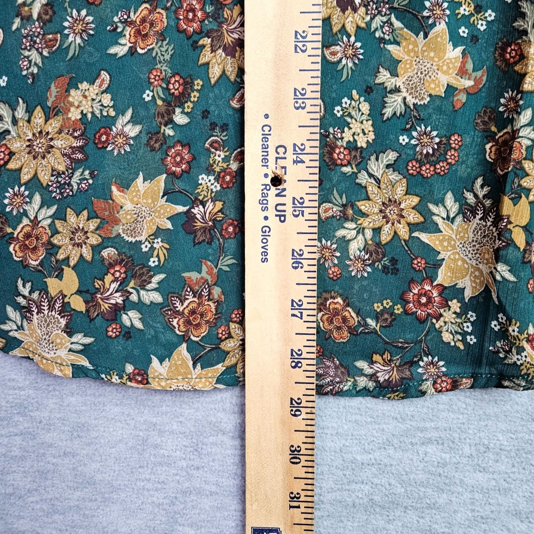 Torrid Torrid Blouse Top 2X Green Floral Chiffon Tie Front Peasant Shirt Womens Casual All Seasons Size XXL / US 16-18 / IT 52-54 - 6 Thumbnail
