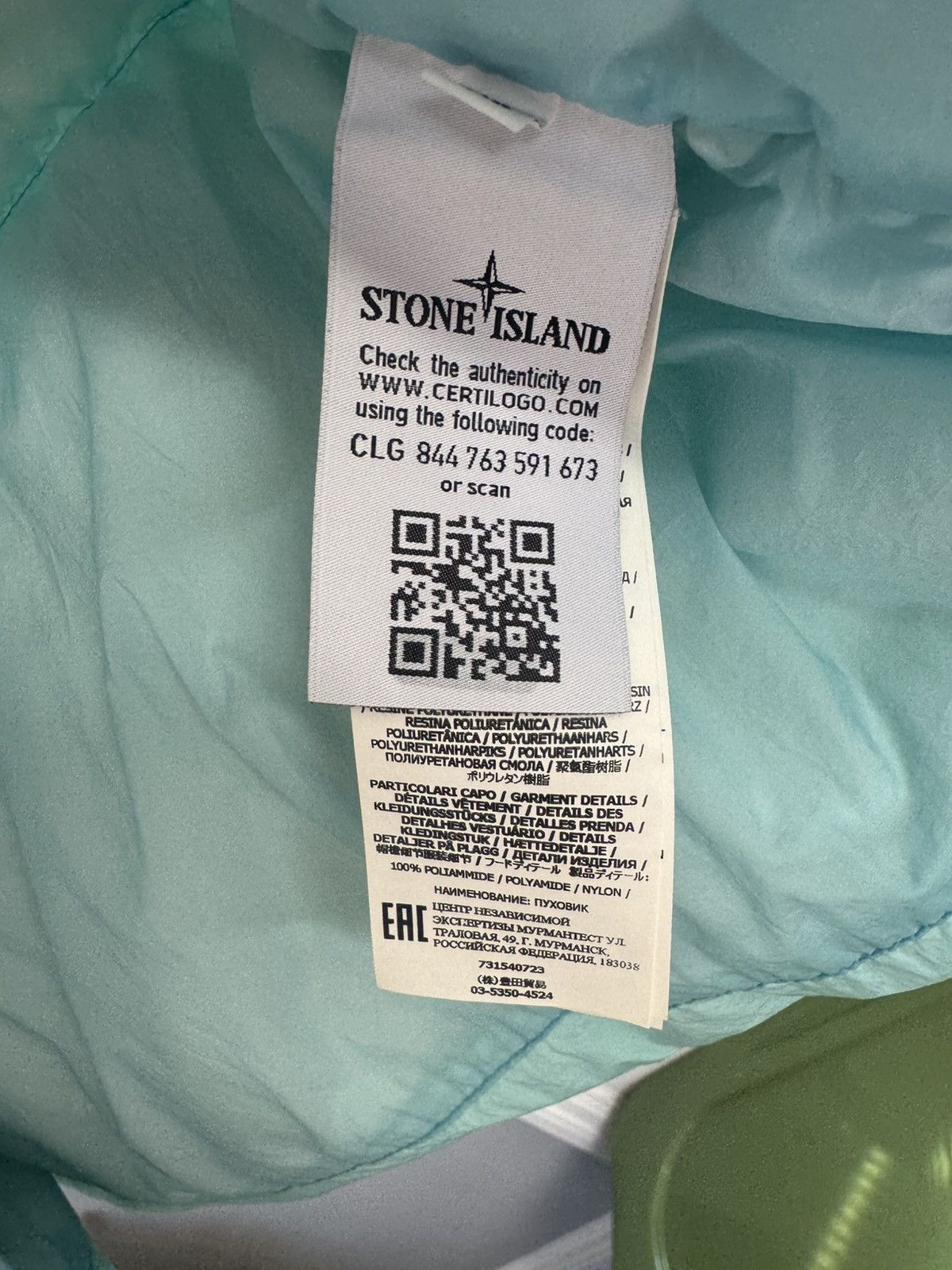 Stone Island Stone island baby blue jacket Size US L / EU 52-54 / 3 - 8 Thumbnail