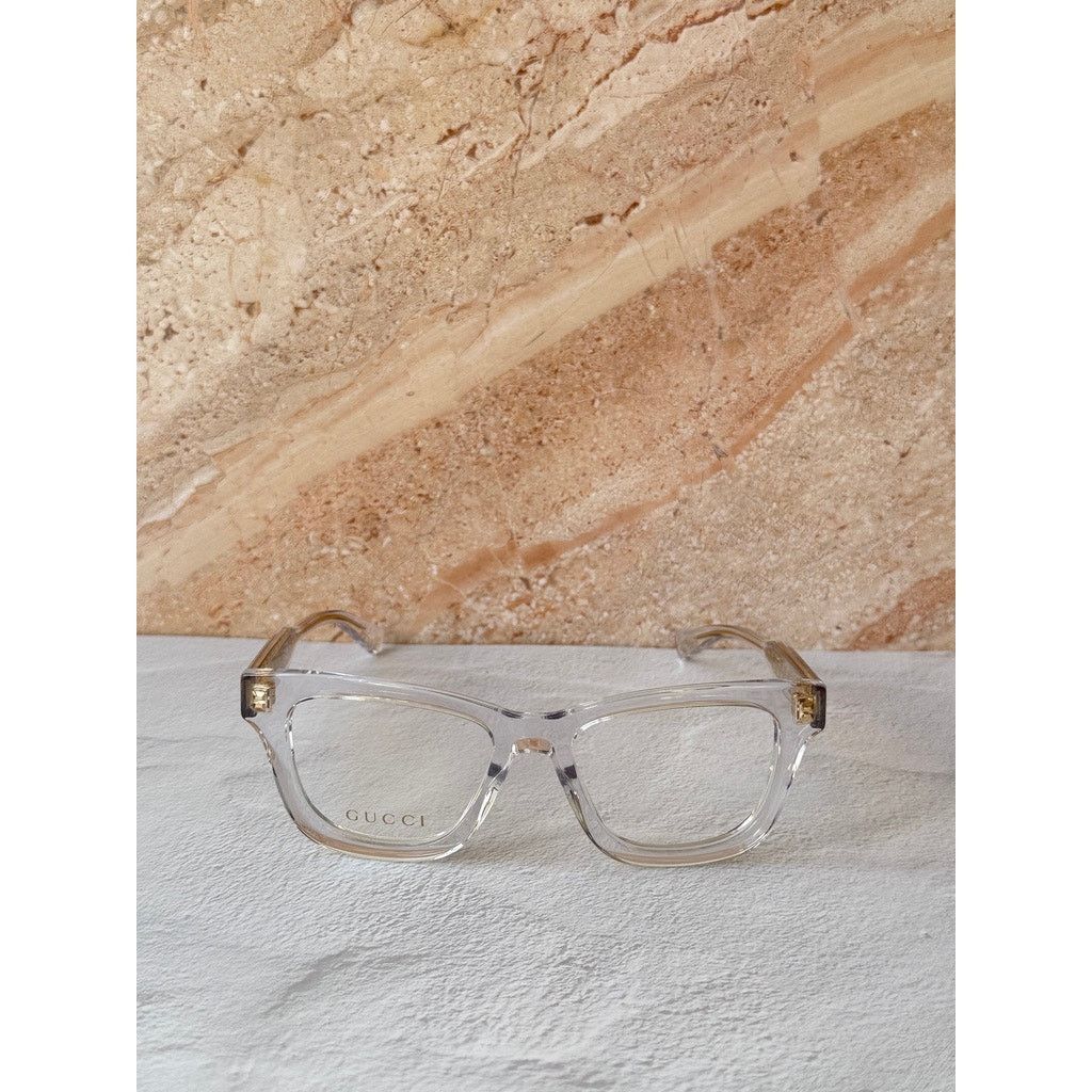 Gucci NEW Gucci GG2066O Clear Cat Eye Eyeglasses Frames Size ONE SIZE - 3 Thumbnail