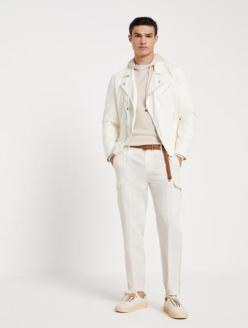 Brunello Cucinelli Dyed Pants in Open White Size US 34 / EU 50 - 4 Thumbnail