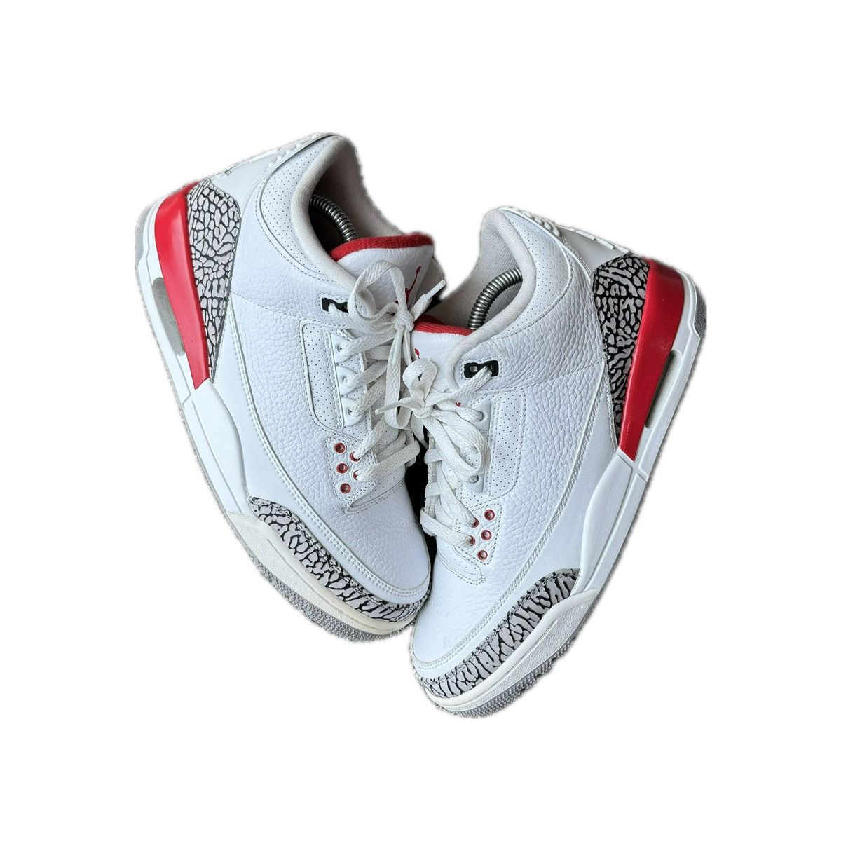 image of Jordan Nike Air Jordan 3 Hall Of Fame Shoes in White, Men's (Size 9)