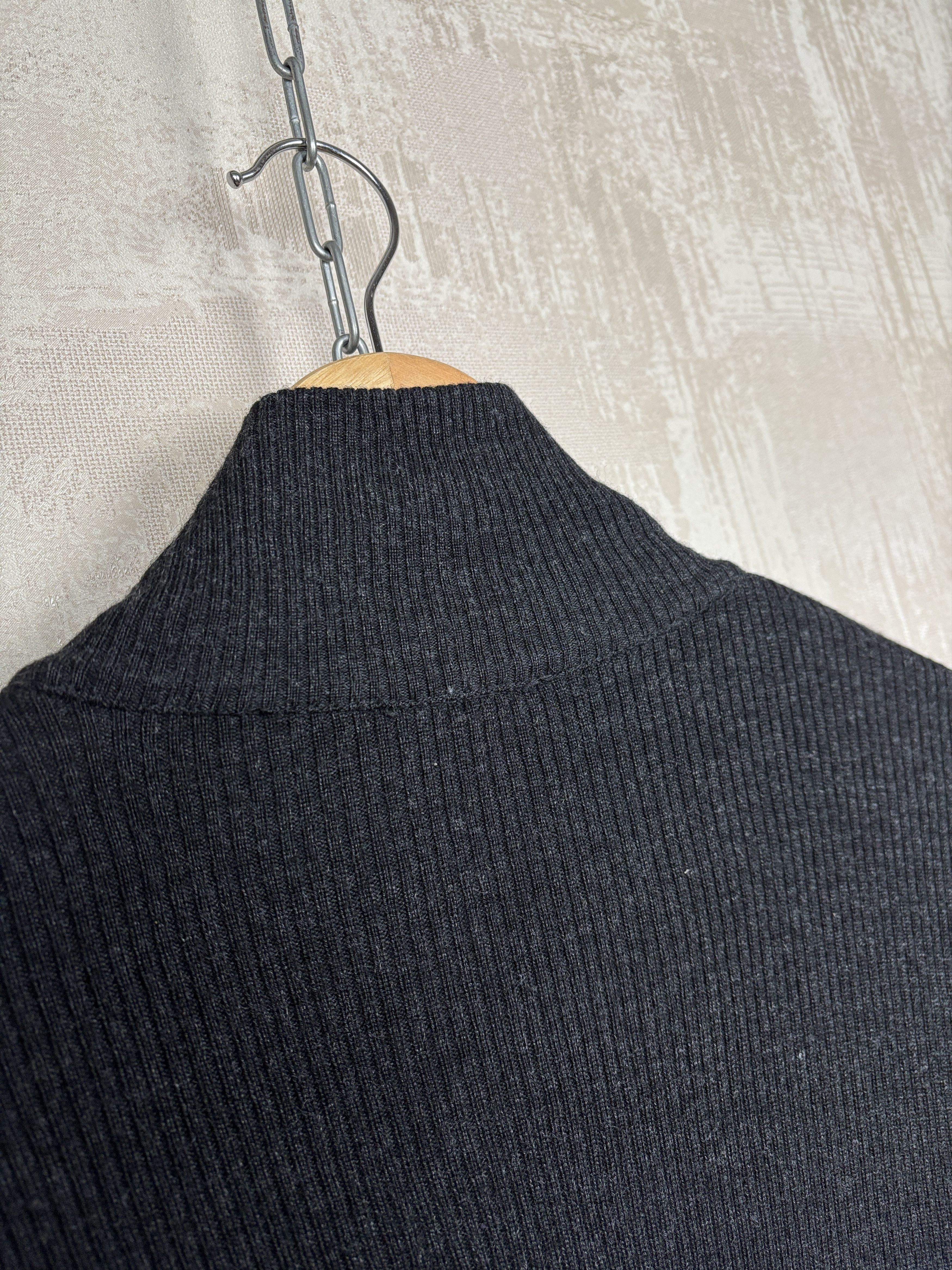 Dolce & Gabbana Vintage D&G Dolce & Gabbana Zip Ribbed Sweater Wool Blend Size US M / EU 48-50 / 2 - 18 Thumbnail