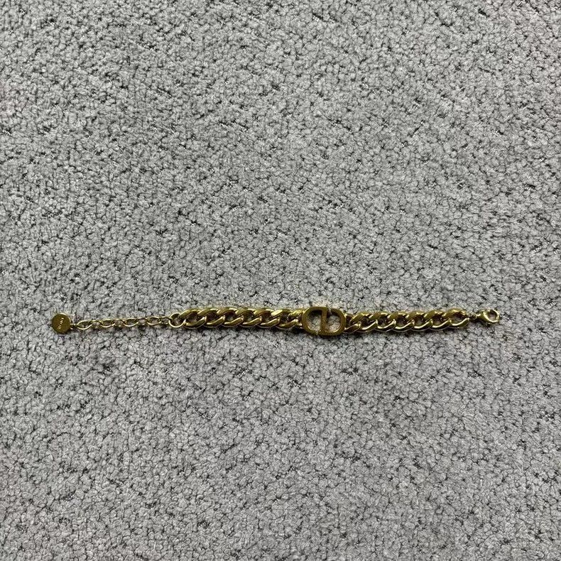 Dior Dior The latest gold vintage gold finish full diamond brace Size ONE SIZE - 5 Thumbnail