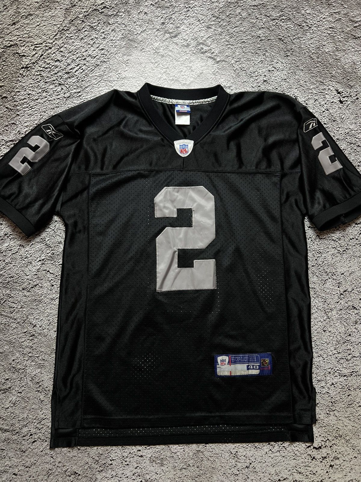 Reebok VTG 90’s Oakland Raiders NFL LaMarcus Russell reebok jersey Size US M / EU 48-50 / 2 - 1 Thumbnail