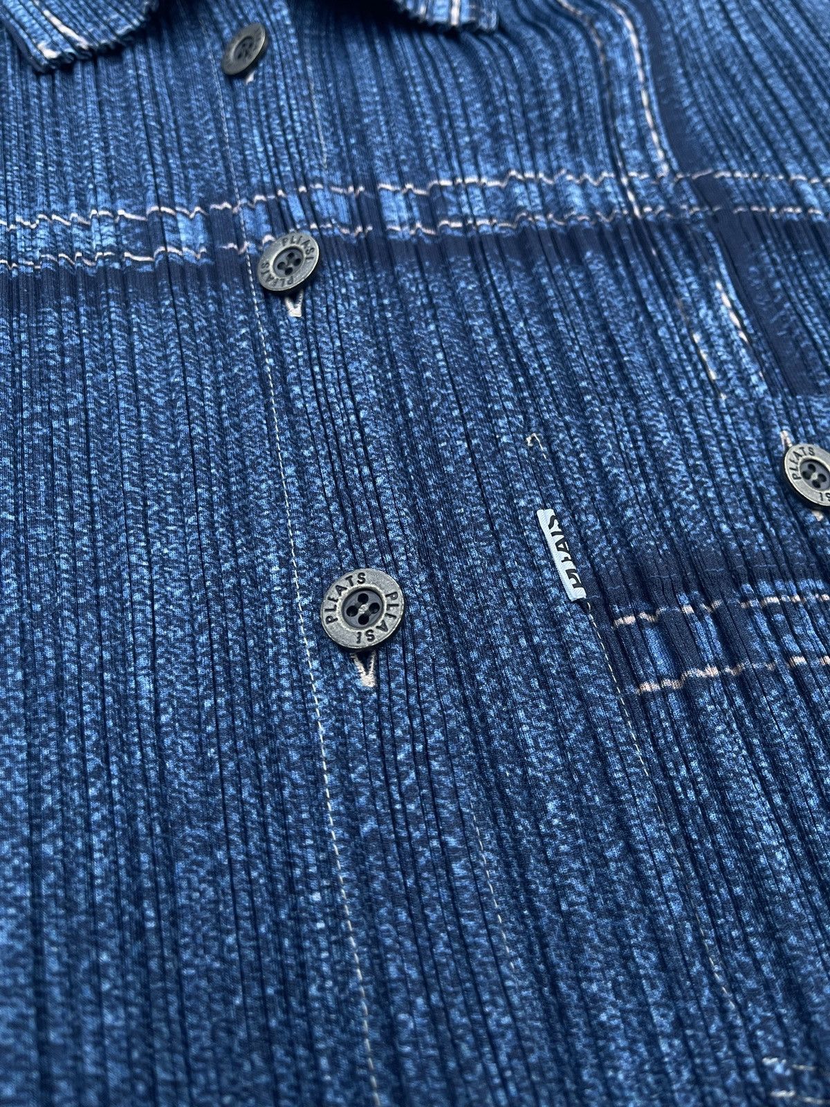 Pleats Please Issey Miyake Issey Miyake Pleats Please Denim Printed Size ONE SIZE - 6 Thumbnail