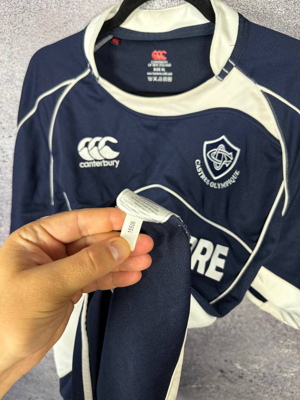 Canterbury of New Zealand Canterbury Castres Olympique Pro Rugby Home Jersey Men's Size US XL / EU 56 / 4 - 11 Thumbnail