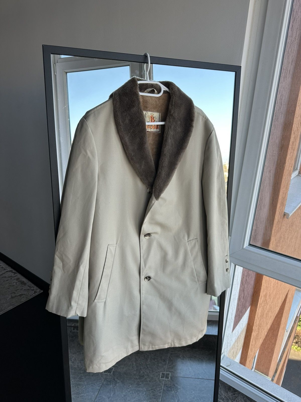 Baracuta Vintage Baracuta Made in England Faux Mouton Lined Overcoat Size US L / EU 52-54 / 3 - 1 Thumbnail