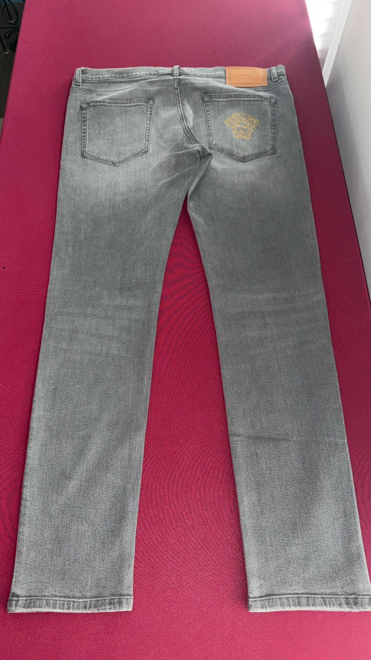 Versace Authentic Versace Medusa Embroidered Denim Jeans Size US 39 - 3 Thumbnail