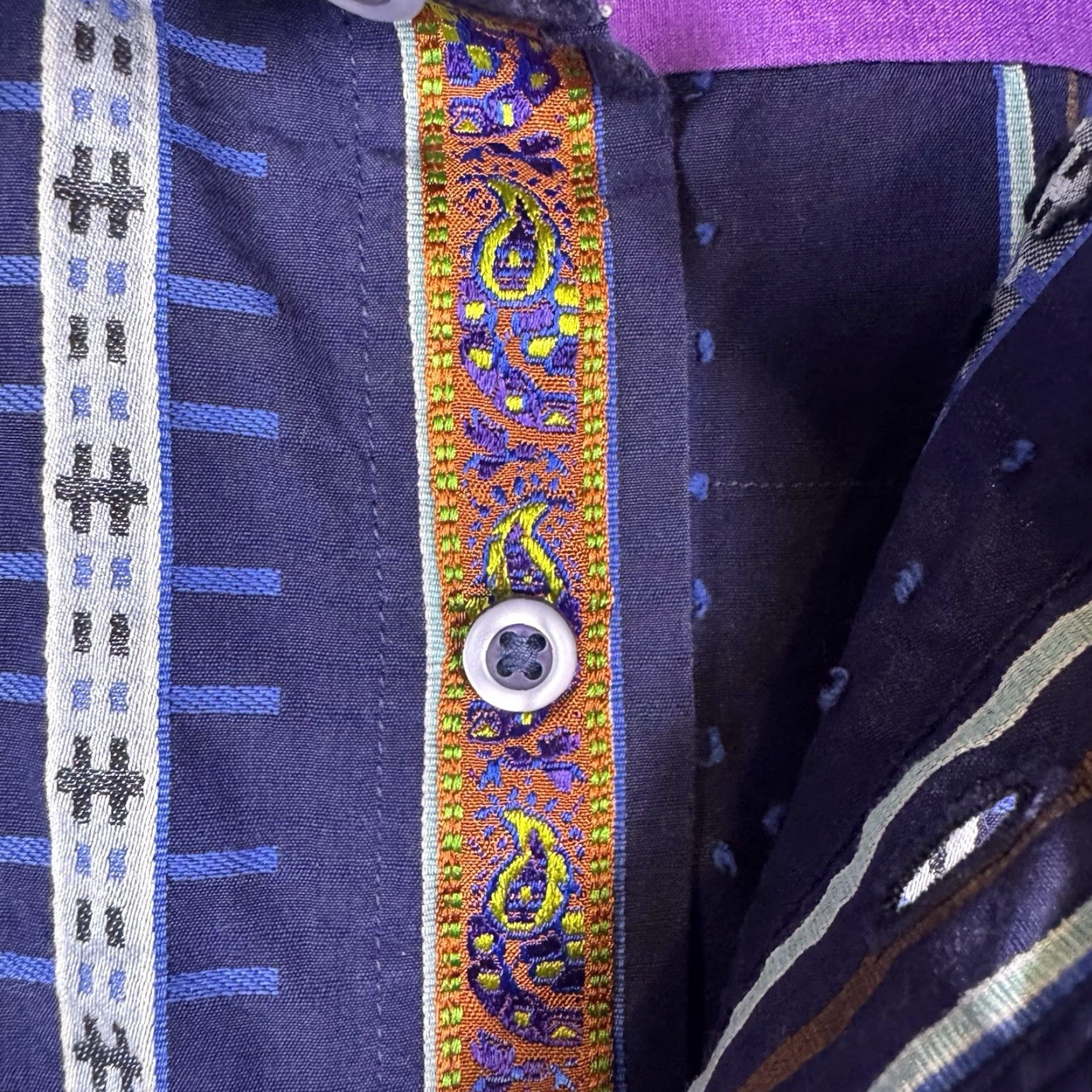 Robert Graham Robert Graham Shirt Mens M Geometric Abstract Modern Preppy Button-Up Long Sleeve Multipattern Multicolor Size US M / EU 48-50 / 2 - 6 Thumbnail
