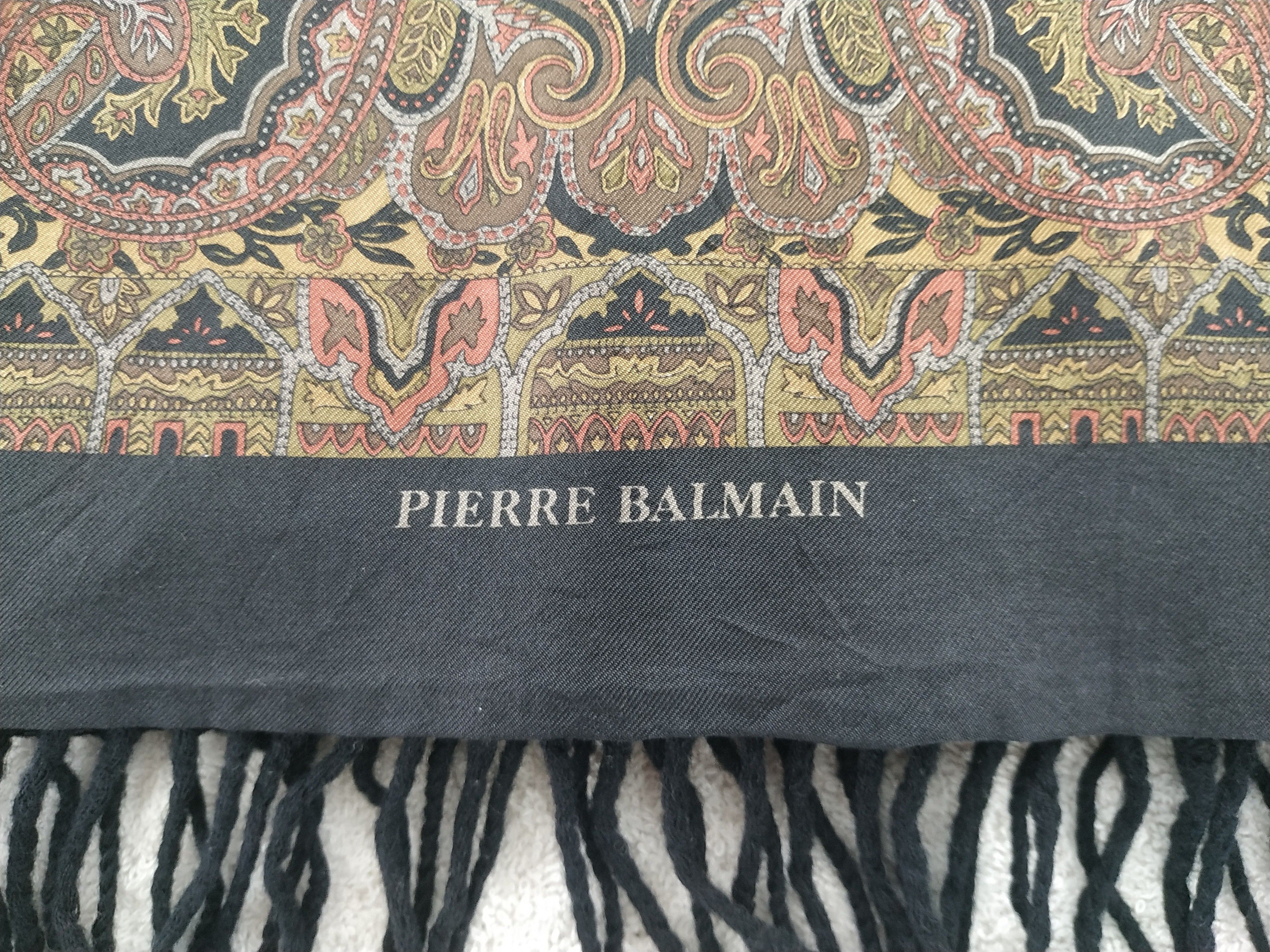 Vintage Pierre Balmain Scarf / Muffler / Neckwear - WW454 Size ONE SIZE - 2 Thumbnail