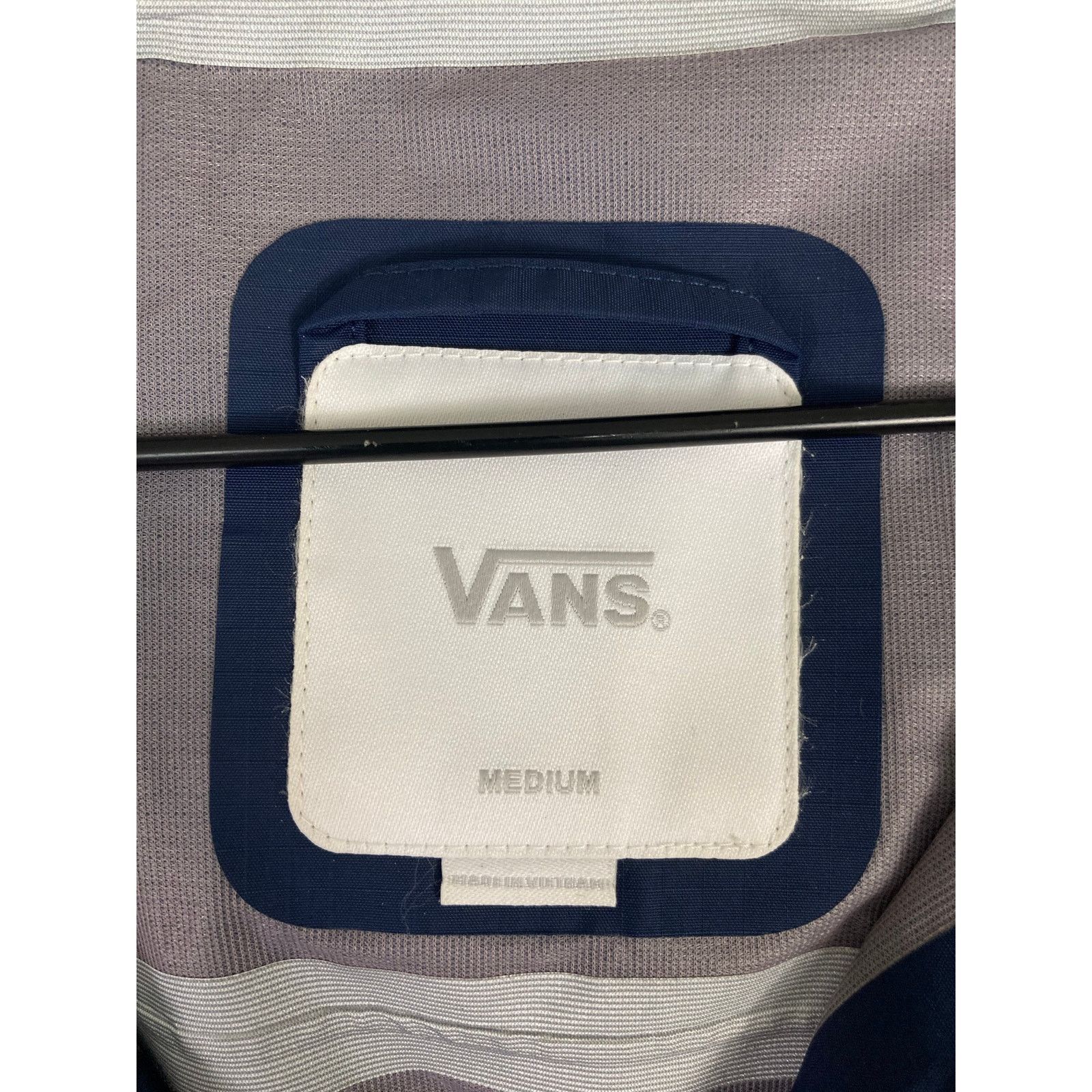 Vans Vans Men's Medium Navy Blue Hooded Windbreaker Jacket Size US M / EU 48-50 / 2 - 2 Thumbnail