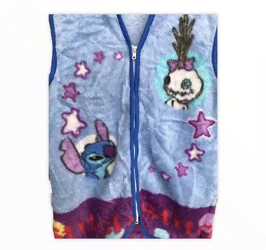 Cartoon Network × Disney Disney Cartoon Network Stitch Big Logo Fleece Vest Size US S / EU 44-46 / 1 - 3 Thumbnail