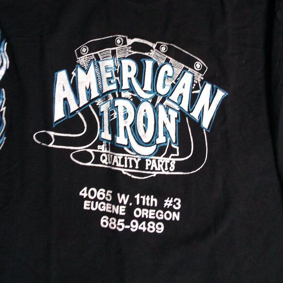 Fruit Of The Loom Vintage American Iron Quality Parts Long Sleeve T-Shirt Size US XL / EU 56 / 4 - 3 Thumbnail