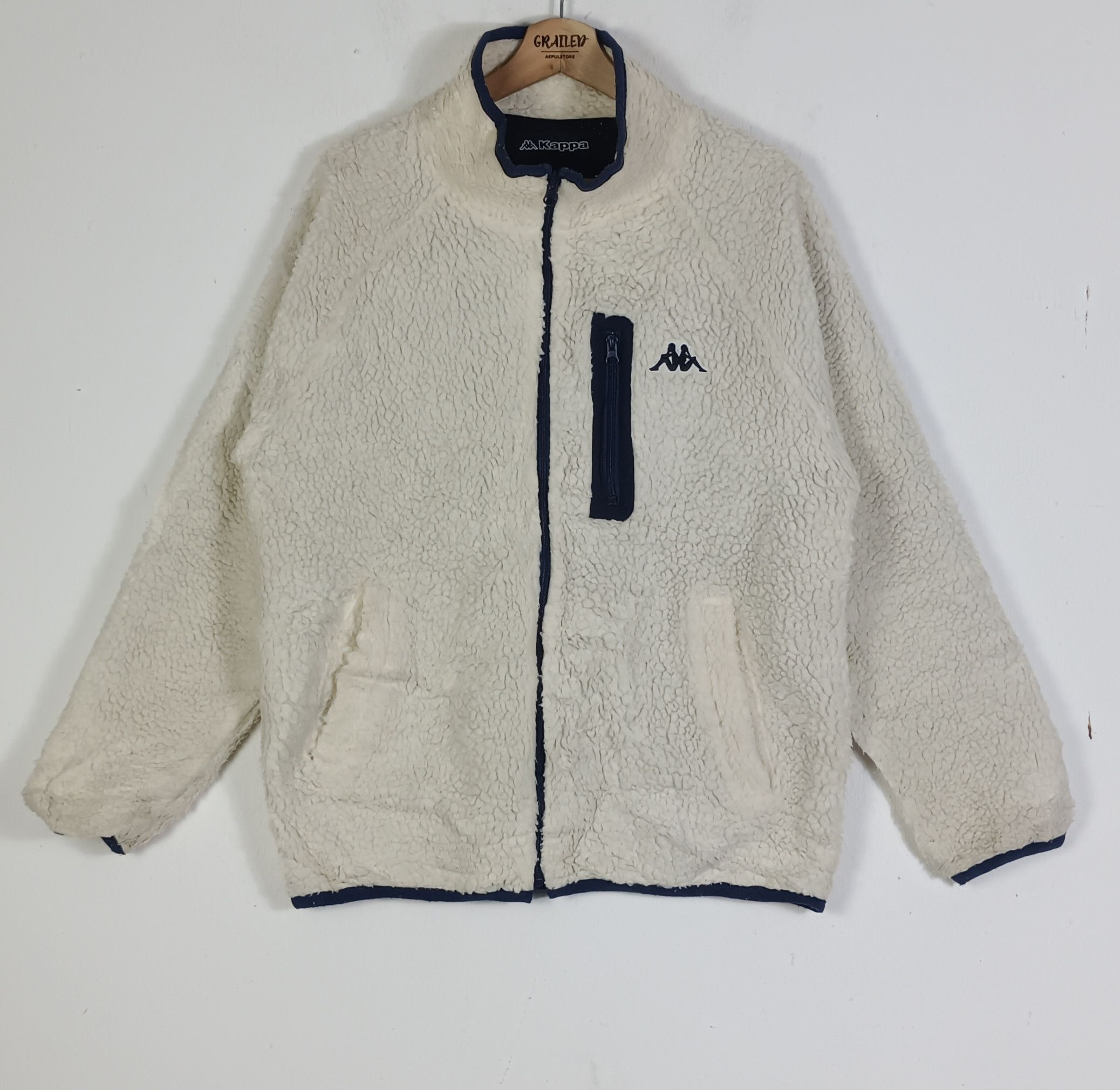 Kappa Vintage Kappa Flecee Jacket Size US L / EU 52-54 / 3 - 1 Thumbnail