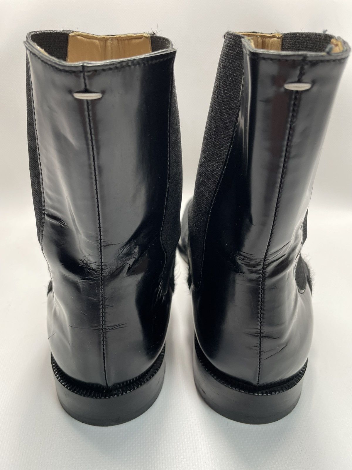Maison Margiela Maison Margiela Tabi Pony Hair Chelsea Boots Black Size 38.5 Size US 8.5 / IT 38.5 - 4 Thumbnail