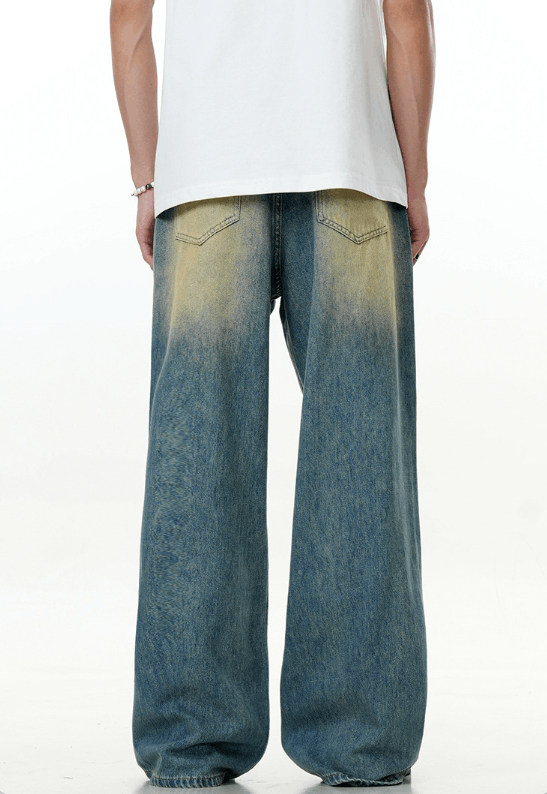 Japanese Brand × Jean American street washed vintage blue distressed jeans Size US 32 / EU 48 - 5 Thumbnail