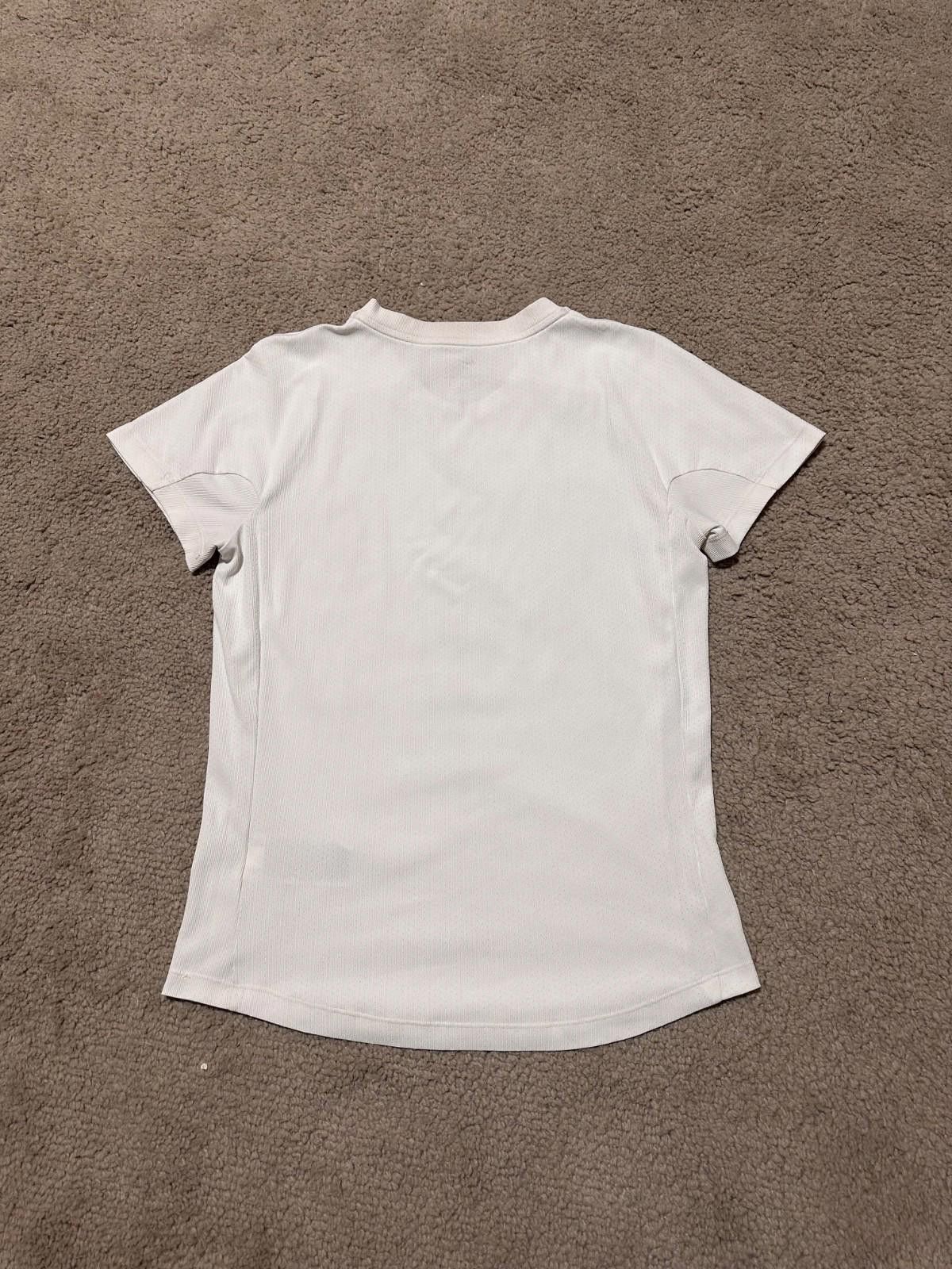 Nike Nike Court Rafa Nadal Dri-FIT ADV White Tennis Shirt Mens S Size US S / EU 44-46 / 1 - 7 Thumbnail