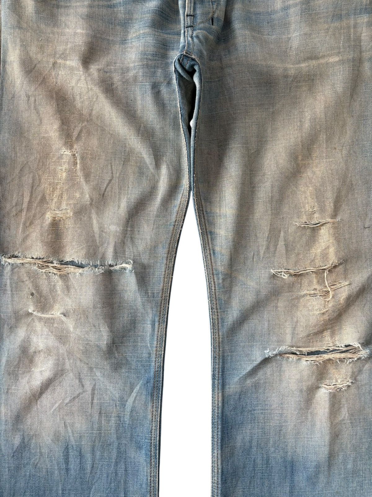 Diesel Vintage Italy Diesel Mud Wash Distressed Baggy Jeans Size US 32 / EU 48 - 3 Thumbnail