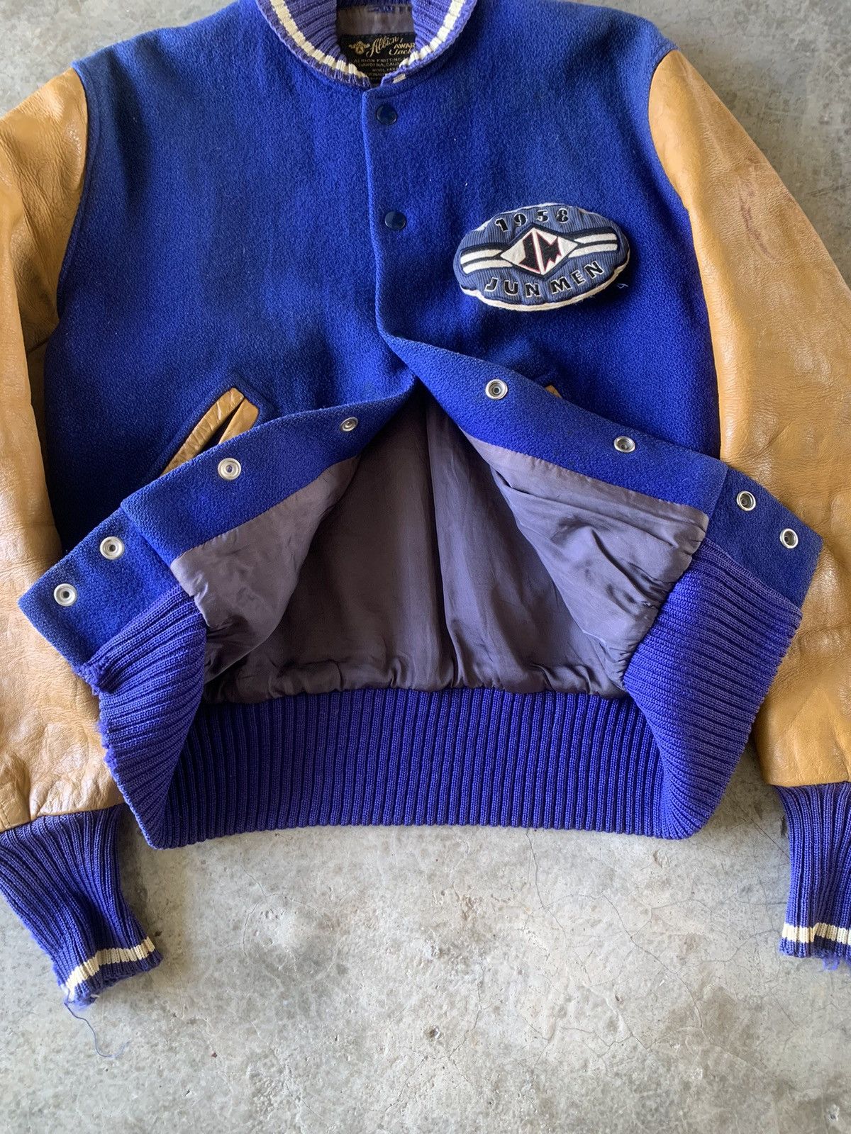 Vintage Vintage 1950’s Albion Award Jacket with jun men patch Size US L / EU 52-54 / 3 - 8 Thumbnail