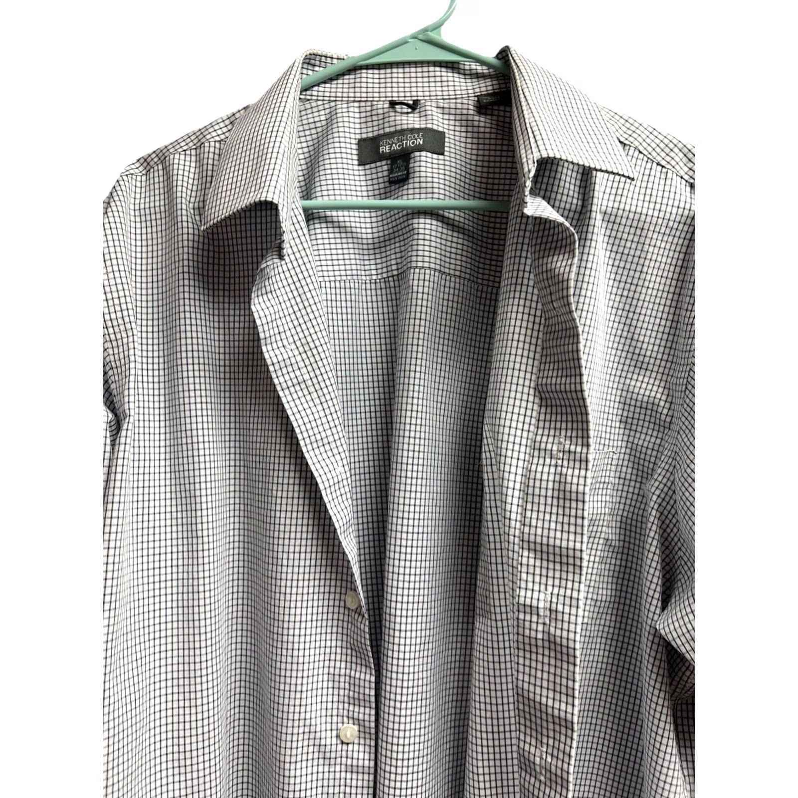 Kenneth Cole Kenneth Cole Reaction Shirt Mens XL Normcore Modern Dress Men Size Size 46R - 3 Thumbnail