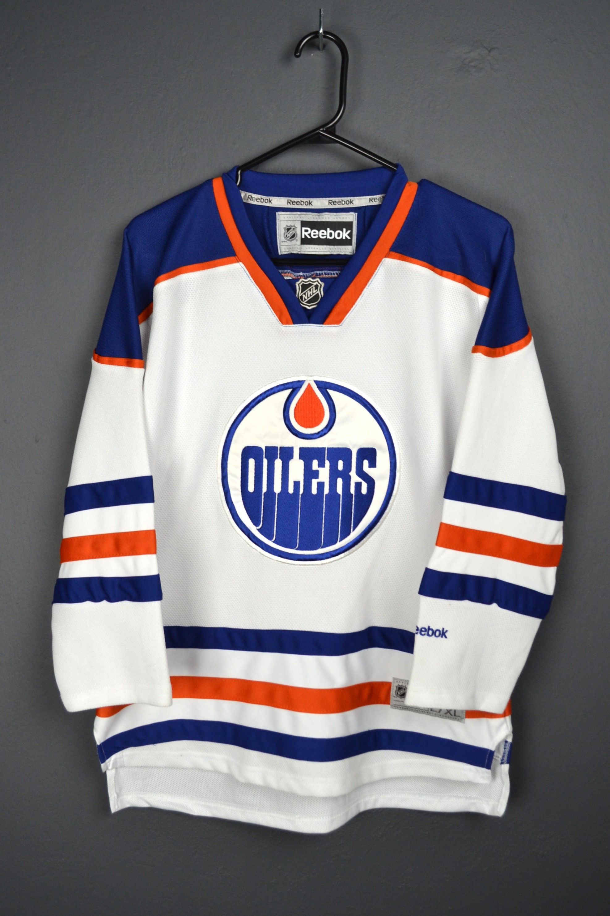 Reebok Edmonton Oilers White Reebok Jersey L/XL size Size US L / EU 52-54 / 3 - 1 Thumbnail