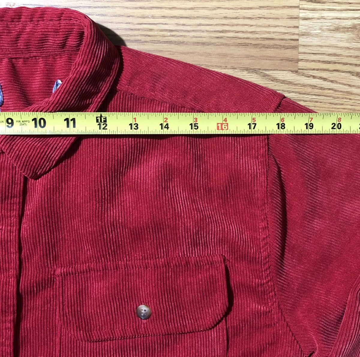 Sugar Cane × Vintage Vintage Sugar Cane Toyo Large Red Corduroy Button Up Shirt Size US L / EU 52-54 / 3 - 6 Thumbnail