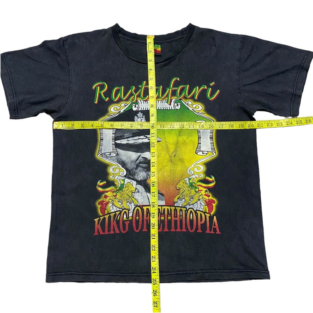 Bob Marley × Vintage Vintage Bootleg Haile Selassie Shirt Kikg Of Ethiopia Size US M / EU 48-50 / 2 - 12 Thumbnail