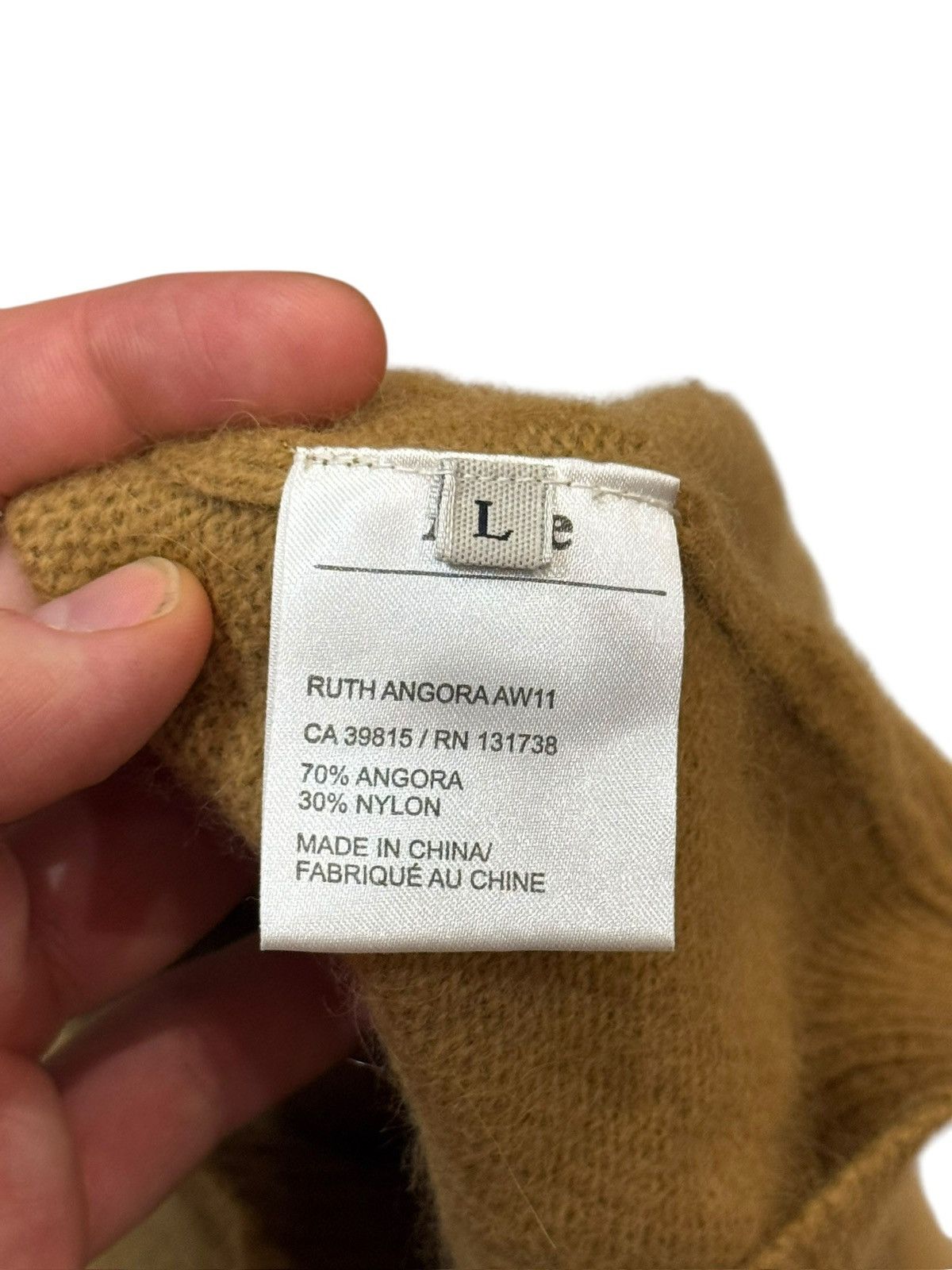 Acne Studios Ruth Angora AW11 Wool Jumper Sweater Large