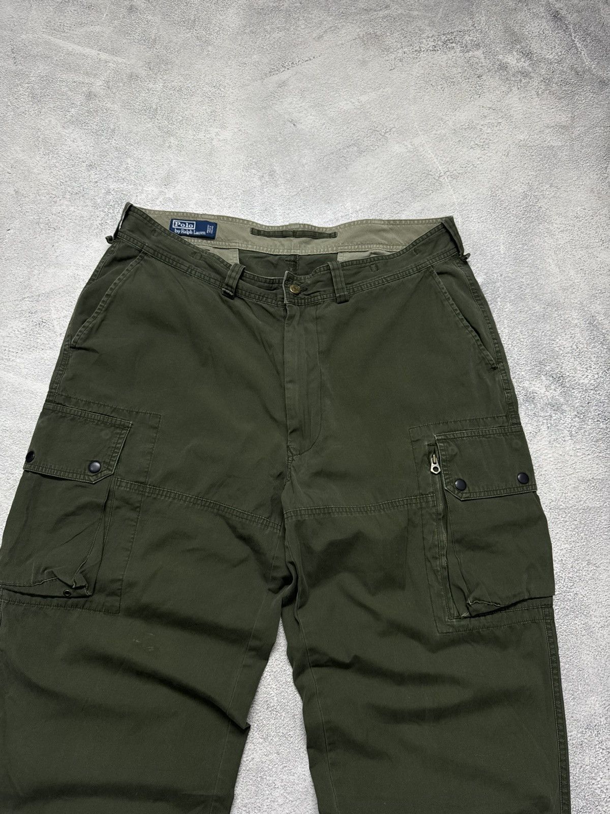 Polo Ralph Lauren Vintage Y2k Cargo Pocket Pants Polo by Ralph Lauren 00’s Size US 40 / EU 56 - 3 Thumbnail