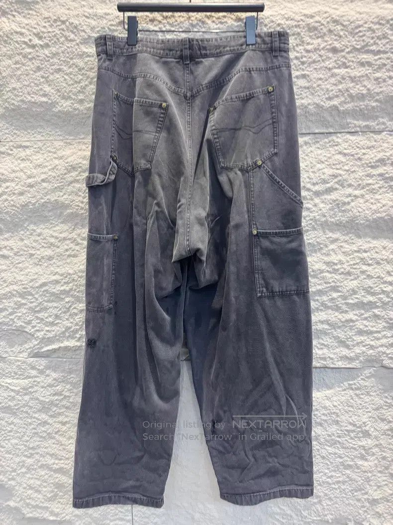 Balenciaga Balenciaga Slash Destroyed Logger Work Pants Size US 28 / EU 44 - 4 Thumbnail