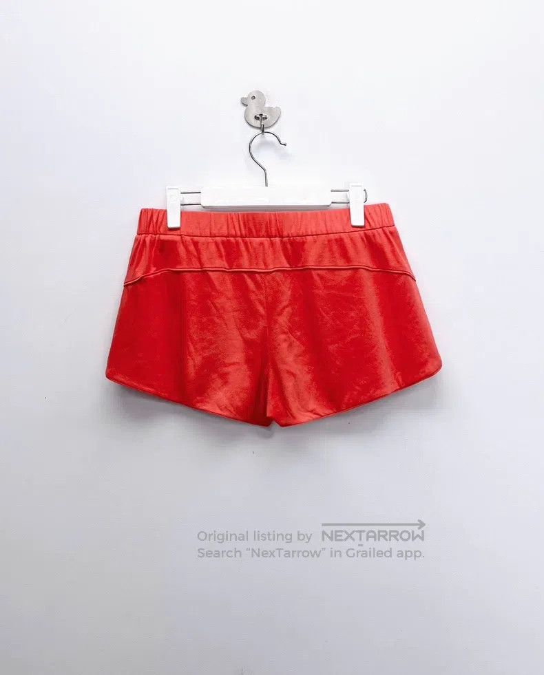 Hermes Hermes Orange-red Drawstring Lettering Short Casual Shorts Size 26" / US 2 / IT 38 - 2 Thumbnail