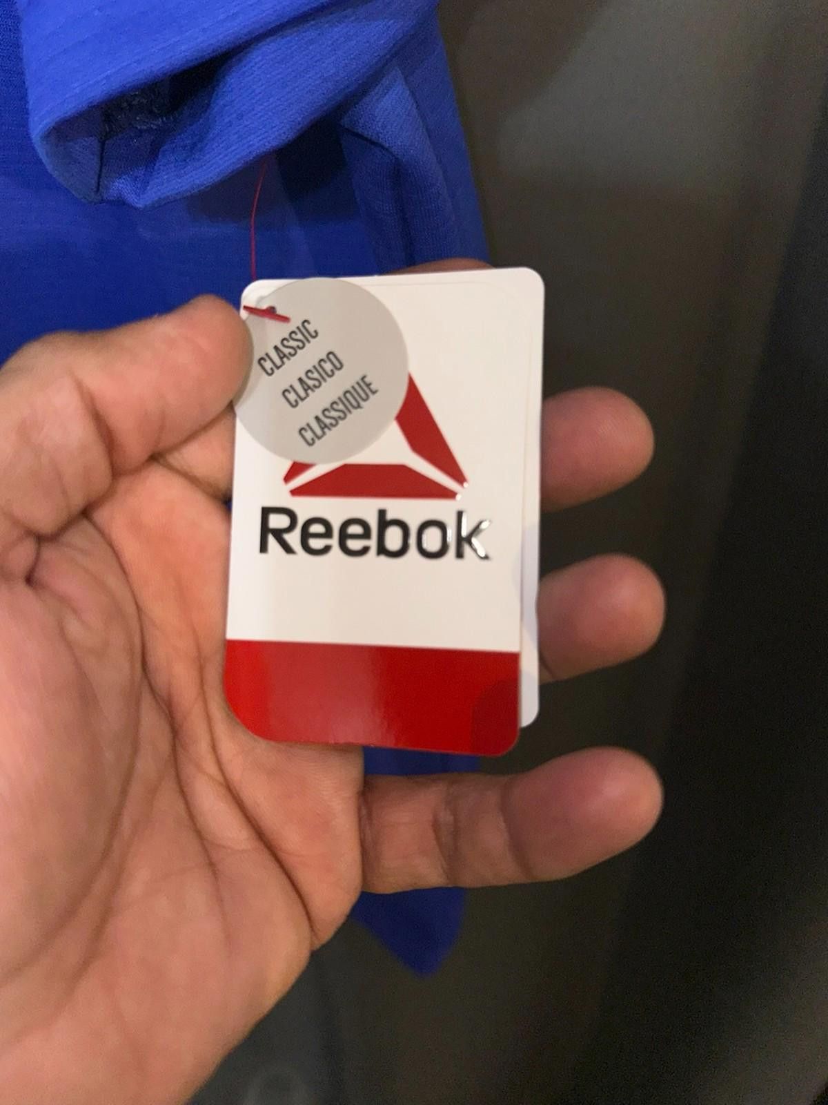 Reebok Reebok Classic Polo 3XL | Blue w/ Black Collar | NWT Size US XXL / EU 58 / 5 - 4 Thumbnail