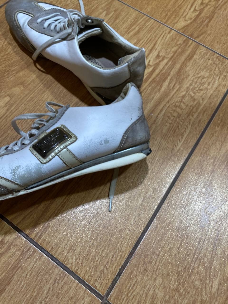 Dolce & Gabbana VINTAGE DOLCE&GABBANA LOW LEATHER SHOES Y2K Size US 7 / EU 40 - 8 Thumbnail