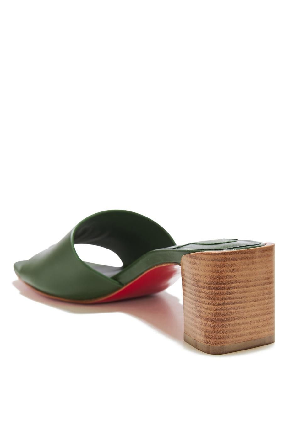 Christian Louboutin o1w1db10425 Sandals in Green Size US 7 / IT 37 - 2 Thumbnail