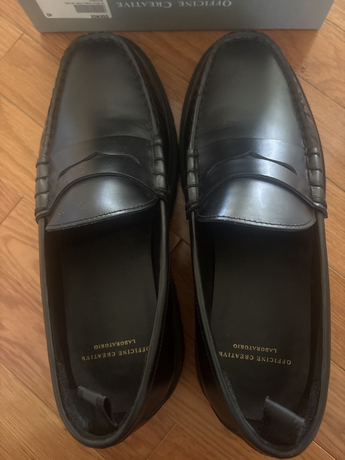 Officine Creative Officine creative black penny loafer Size US 7 / EU 40 - 2 Thumbnail
