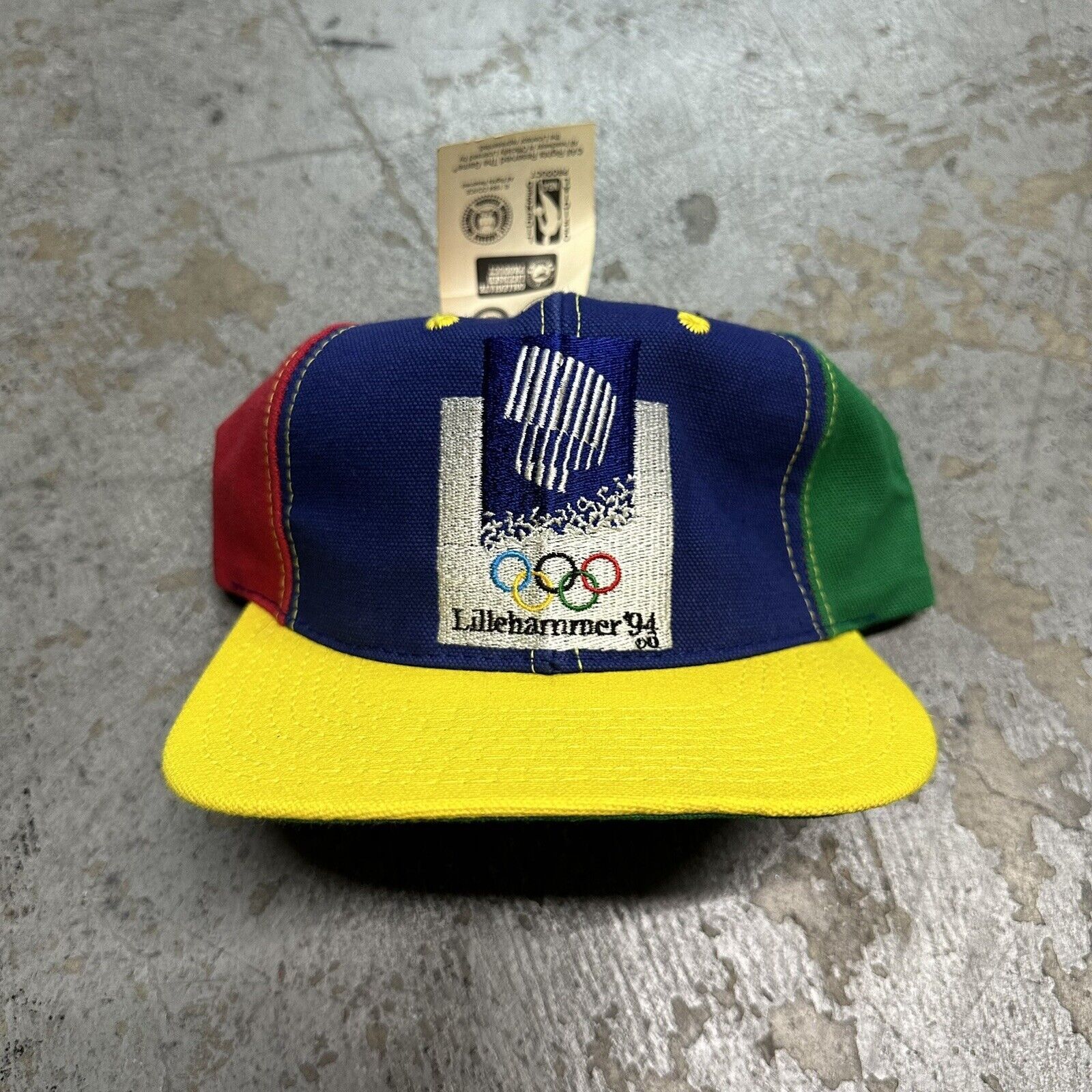 The Game × USA Olympics × Vintage NWT The Game 1994 Lillehammer Winter Olympics Snapback Hat Size ONE SIZE - 1 Thumbnail