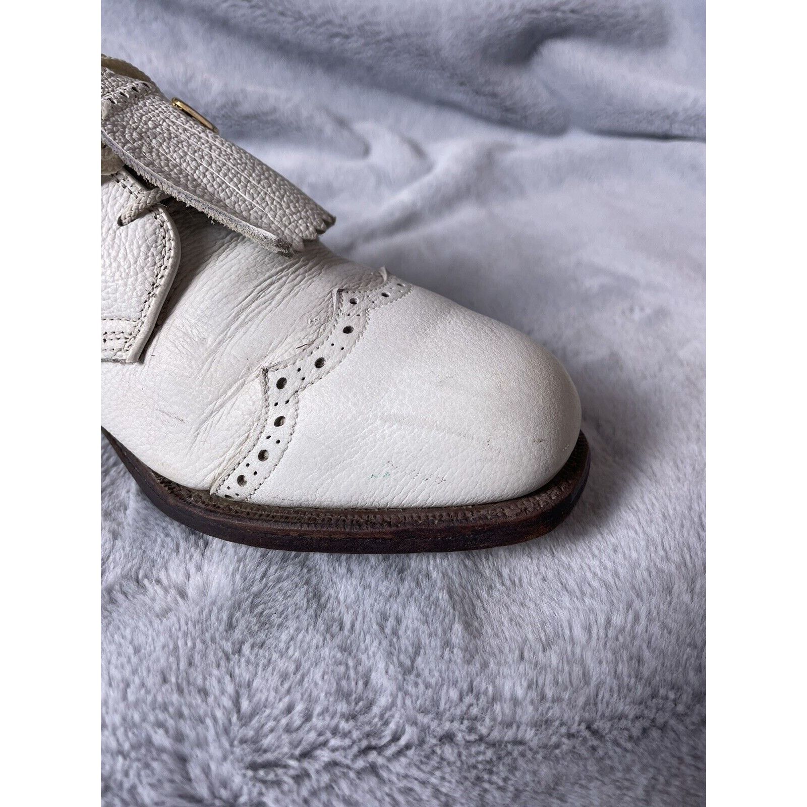 Footjoy Foot Joy Classics 91520 White Golf Shoes Womens Size 8.5 AA Size US 8.5 / IT 38.5 - 10 Thumbnail