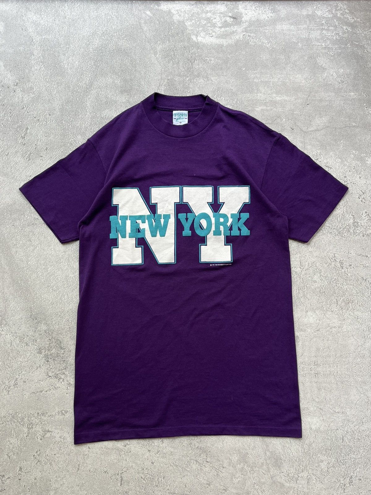 Vintage Vintage 1991 New York Tshirt Size US S / EU 44-46 / 1 - 2 Thumbnail
