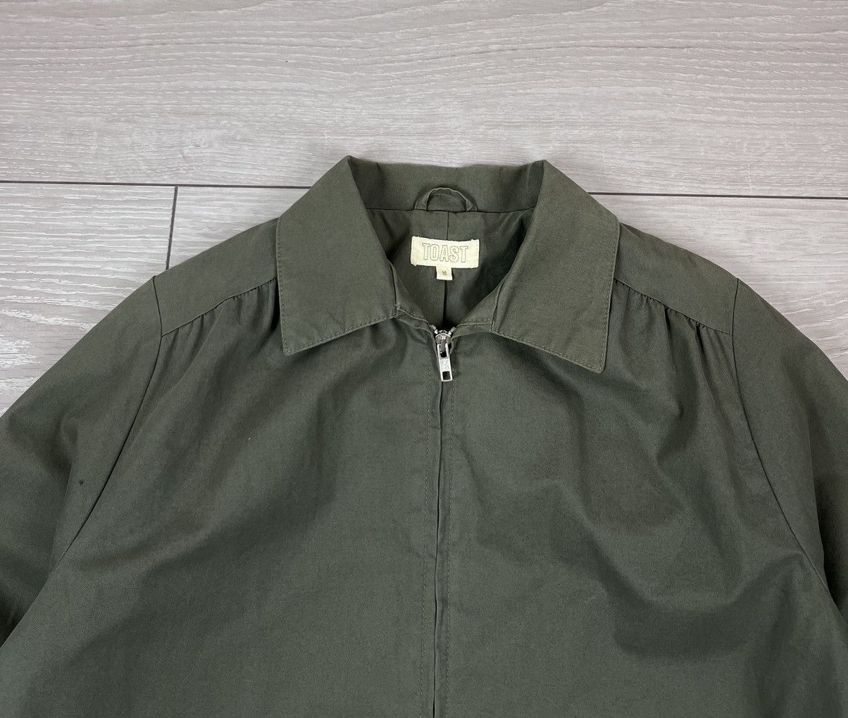 If Six Was Nine Toast Designer Green Canvas Womens Cropped Jacket Size XL / US 12-14 / IT 48-50 - 5 Thumbnail